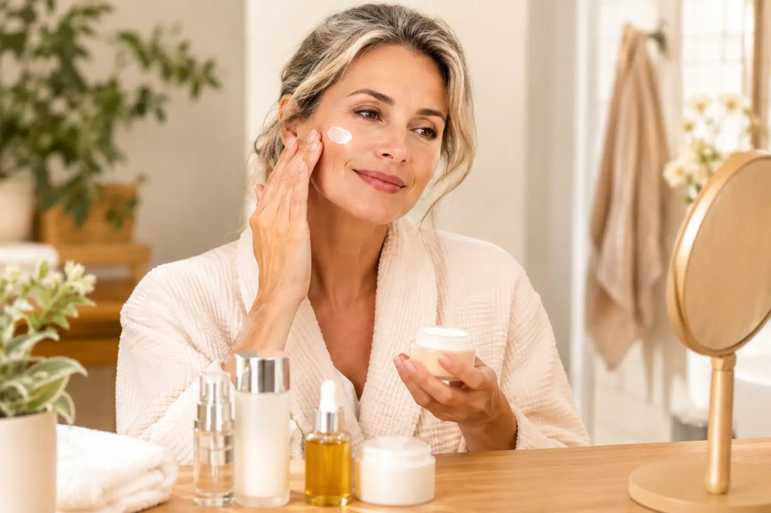 A Mature Skin Routine Example for Daily Radiance