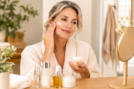 A Mature Skin Routine Example for Daily Radiance