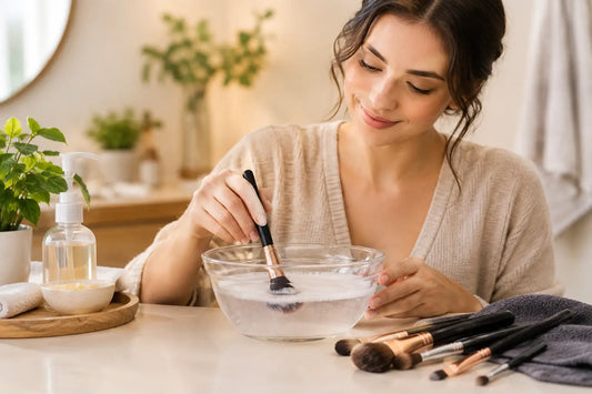 How to Clean Makeup Brushes Safely at Home