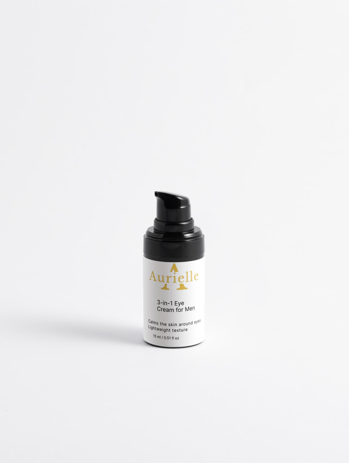 Skincare bottle labeled 'Aurielle' on a white background