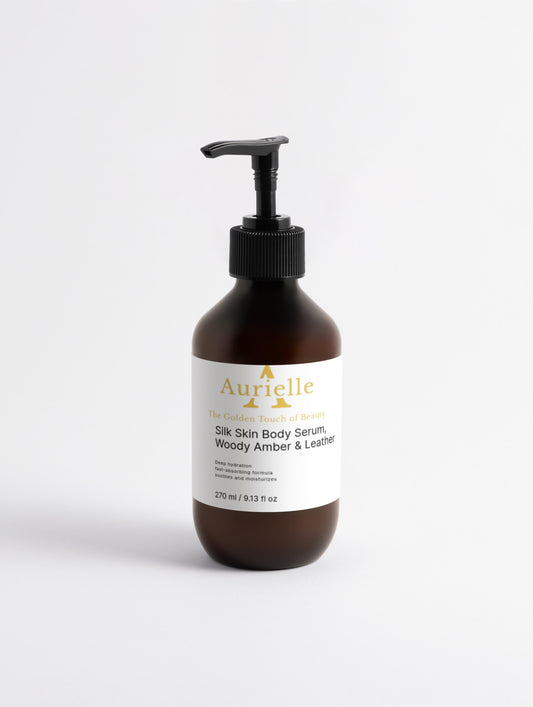 Silk Skin Nourishing Body Serum – Woody Amber & Leather